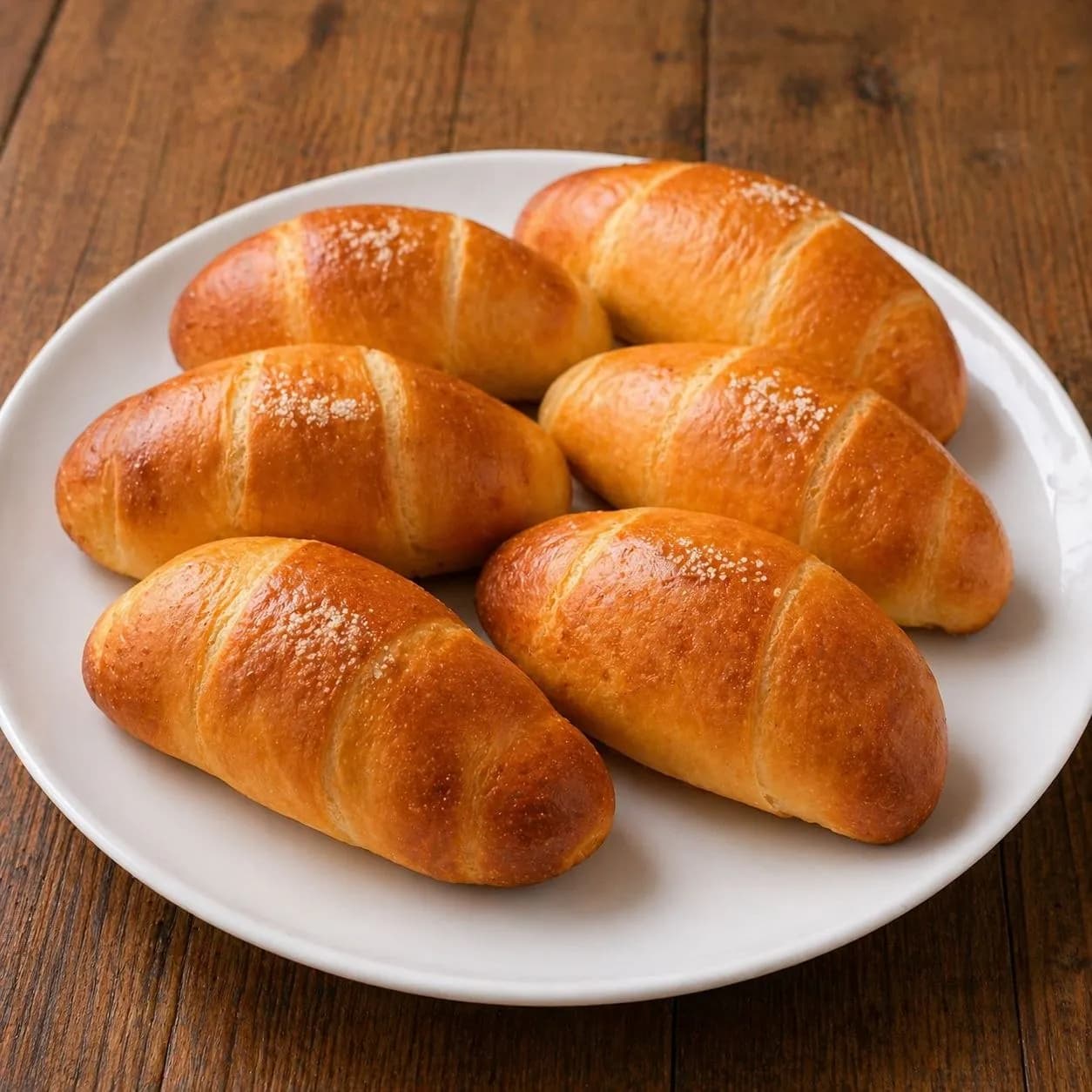 Sweet Potato Salt Bread (Soft Filled Rolls)